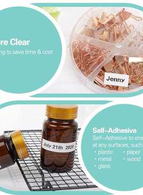 4 pcs 91200 Compatible DYMO LetraTag Label Tape 91220 91330