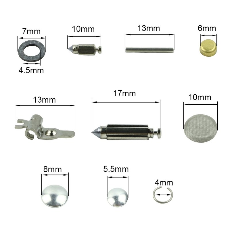 Carb Carburetor Diaphragm Gasket Needle Repair Kit For Walbr 鲜花速递/花卉仿真/绿植园艺 园艺用品套装 原图主图