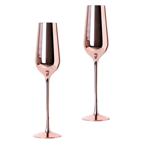 2 Pcs Glass Wine Glass Champagne Glass Standing Cup
