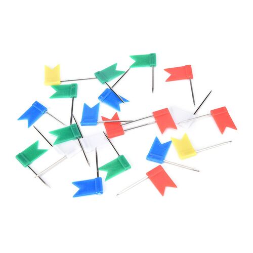 50PCS/lot Color Flag Push Pins Office Home School Supplies C