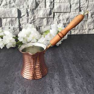 Traditional copper Turkish coffee pot coffee machine with 3