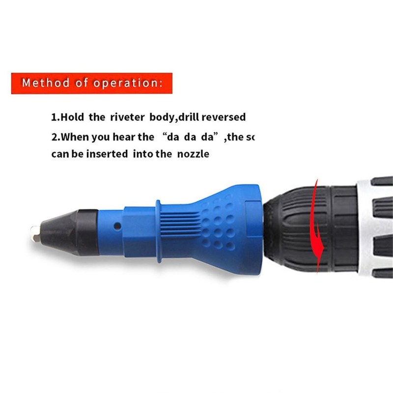 New Electric Riveter Nut Riveting Tool Accessories Small Siz