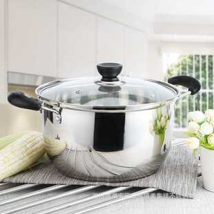 Pot Cookware Soup-Pot Nonmagnetic-Cooking Non-Stick Double-B