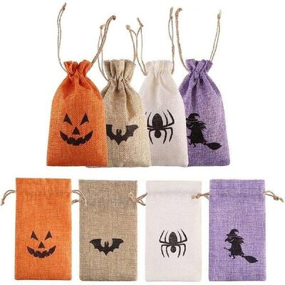 5PCS Cotton Gift Packing Bags Jewelry Drawstring Pouch Bags