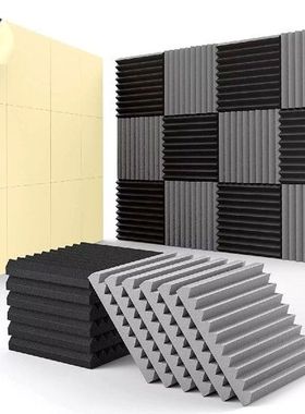 12 Buah 30X30X5Cm Busa Akustik Kedap Suara Tahan Api