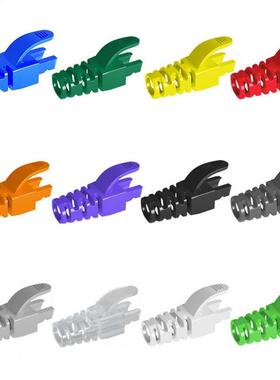 50pcs/set Multicolour RJ-45 CAT6 CAT5e Adapter Cap Ethernet