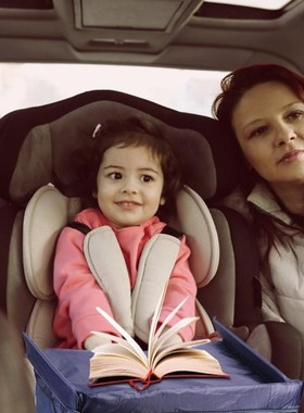 Waterproof Table Car Seat Tray Storage Kids Infant Stroller