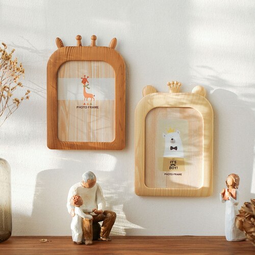 Cartoon Animal Photo Frame Home Decor Art Mini Pictures