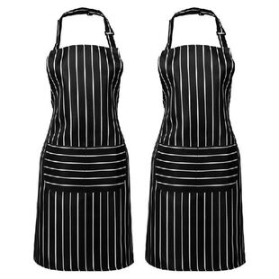 Aprons For Women And Men, Kitchen Chef Apron With 2 Pockets