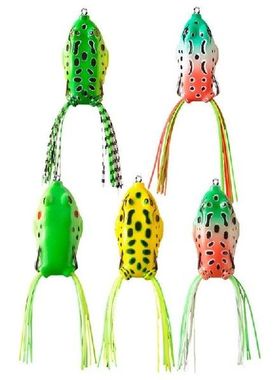 Fishing Frog Lures Topwater Bass Fishing Hollow Body Frog