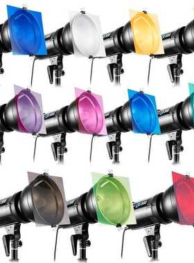 Flash Filter Set 11 Colors Filter for Photography LED Light