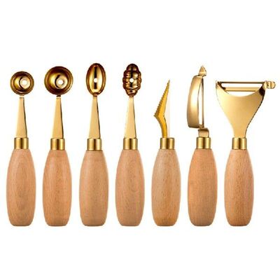 Ice Cream Round Spoon Cut Fruit Segmentation Carving Knife