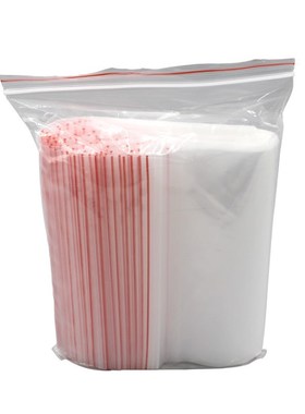 Inch double 8 wire ziplock plastic plus U thick transparent
