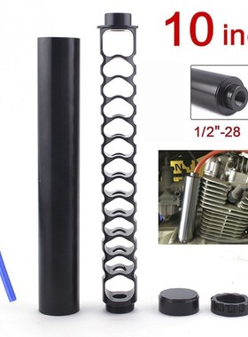 1/2-28 Aluminum Fuel Trap Solvent Filter 10Inch Single Core