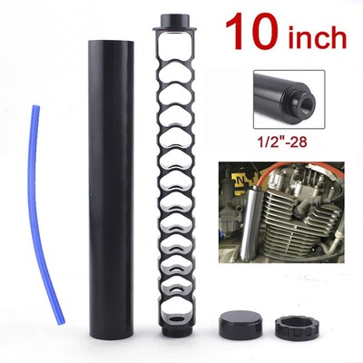 1/2-28 Aluminum Fuel Trap Solvent Filter 10Inch Single Core