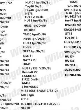 LISHI Locksmith Tools 2 IN 1 TOY47 SSY3 SZ14 TOY2Track TOY(