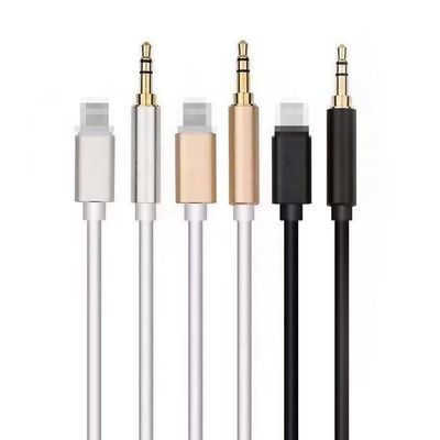 1M For all Ios Syetem Lightning to 3.5mm Audio Adapter Male