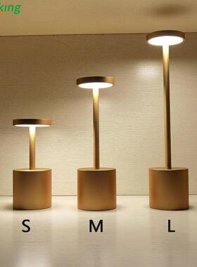 Modern Aluminium Led Dimmable Restaurant Cordless Table Lamp