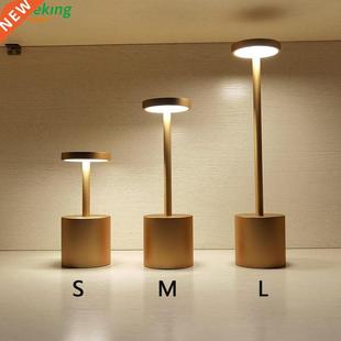 Modern Aluminium Led Dimmable Restaurant Cordless Table Lamp