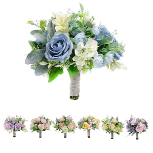 Wedding Bridal Bouquet Rose Peony Mix Flowers Wedding Throw