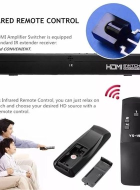 5 Ports 1080P HDMI 3D Switcher Selector HD Switching Splitte