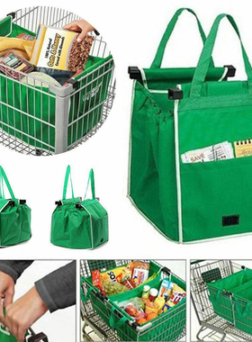 Supermarket Shopping Bag Eco Friendly Trolley Tote Thicken C