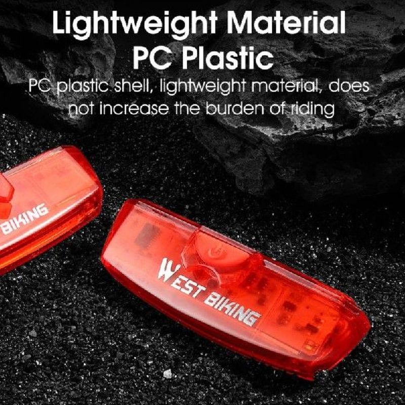 West biking bicycle light 500mAh USB rechargeable light 7