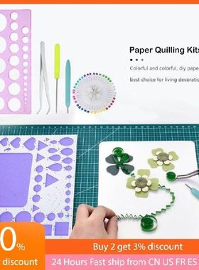 DIY Paper Quilling Tool Set Plastic Template Mould Board