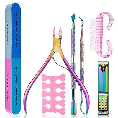 Nail Art File Pedicure Kit Nail Buffers Blocks Tools Cuticle