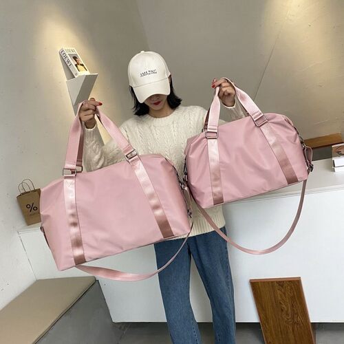 Fashion Large Travel Bag Women Cabin Tote Bag Handbag Nylon