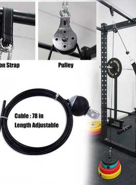 Fitness Pulley Cable System DIY Loading Pin Lifting Triceps