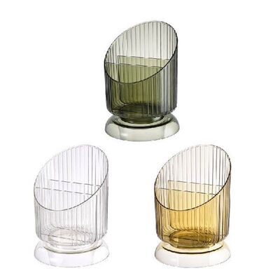 K1MF Tempat Kuas Makeup Antik Buatan Tangan untuk Kosmetik