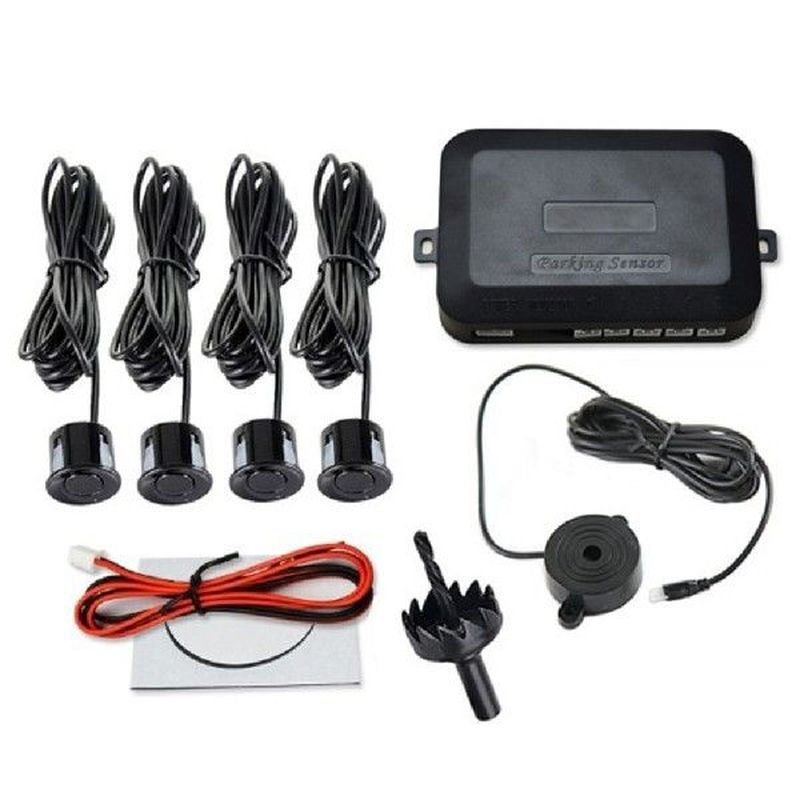 12V Car Parking Sensor Kit Reverse Backup Radar Sound Alert