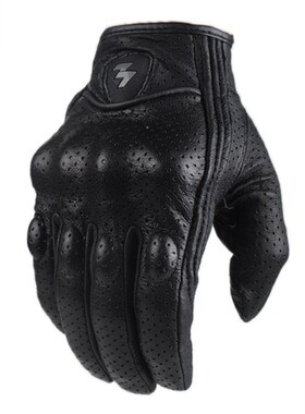 Motorcycle Gloves moto leather Carbon cycling winter glove