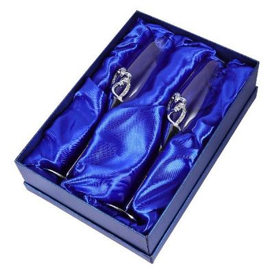 1 Set Decorative Champagne Glass Glass Crystal Wedding