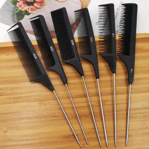 Professional Hair Tail Comb Salon Cut Comb Styling Stainless