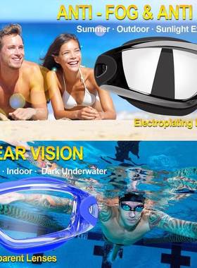 Myopia Swimming Goggles Ear Coated Water diopter Eyewear Gla