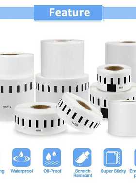 5 Roll DYMO 99010 Labels Thermal Paper Label Maker DYMO La