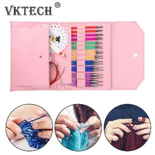 12 Pair Knitting Needle Stitching Tool Set Crochet Needles