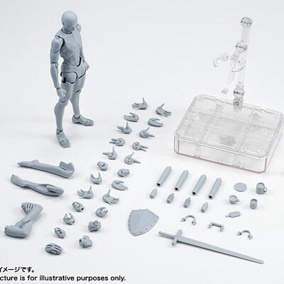 New Multi-joint movable Figures BODY KN / BODY CHAN Grey / B