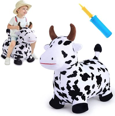 iPlay iLearn Kids Ride On Toy Bouncy Play Cow Hopping Horse
