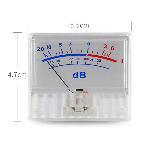 Panel VU Meter Bulb Warm Back Light Recording Level Amp