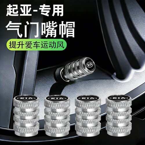 起亚铝合金轮胎气门嘴帽防漏气