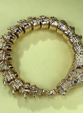 龙手链男款龙年本命年时尚霸气龙头立体帅气个性高级高颜值