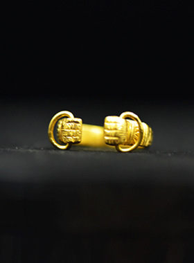 新品经典百搭拳头戒大权在握戒指