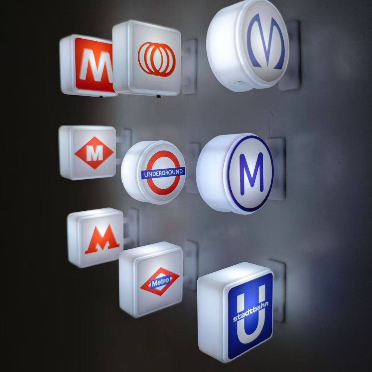 发光磁吸冰箱贴定制创意礼品摆件