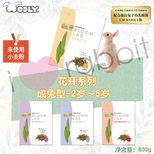 原装进口Wooly成兔现货花开系列