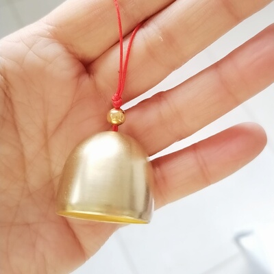 纯铜迷你铃铛金属风铃圣诞节材料配件diy手摇铜铃端午节装饰挂件