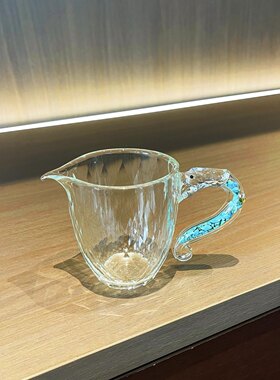 新款高颜值绿松石水晶龙把公道杯JJJJ