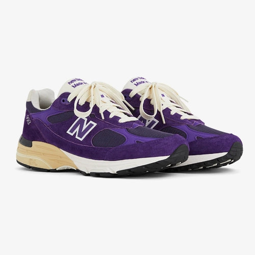 NEW BALANCE 993 NB Purple Non -Slip износ -устойчивый